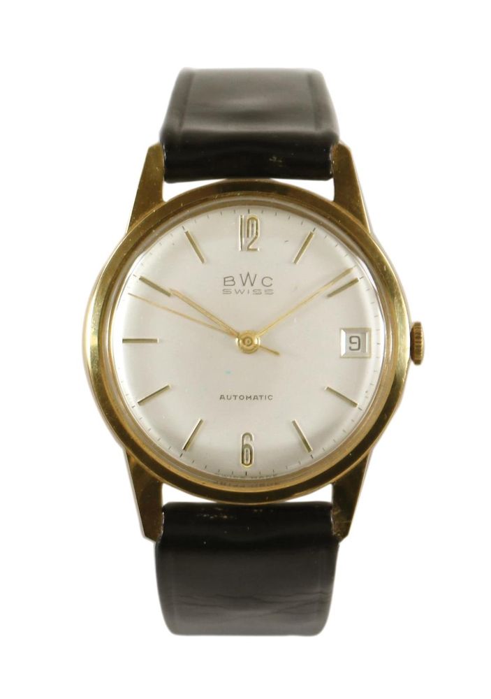 Große Abbildung Nr.1: 128-3167 BWC Automatic 18k GG: (Uhren, Armbanduhren)