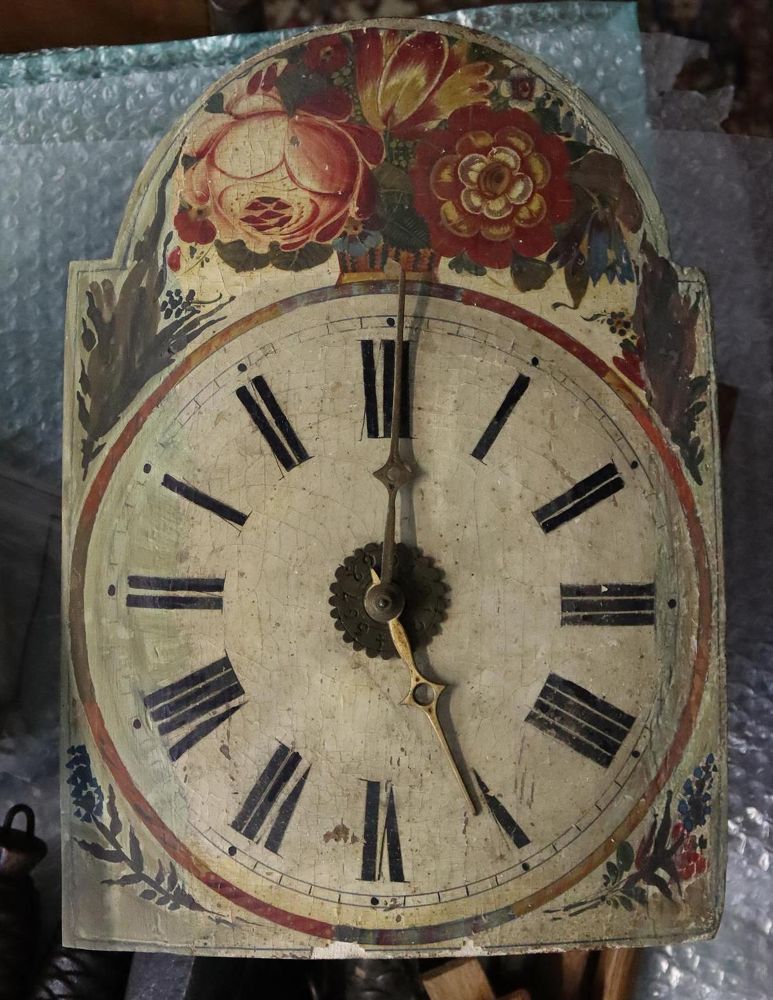 Große Abbildung Nr.11: 128-3185 Vorderzappler, Räderuhr u.: (Uhren, Wanduhren)