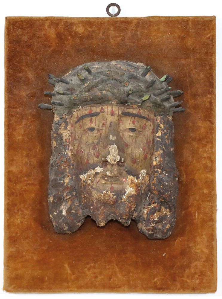 Große Abbildung Nr.1: 128-3194 Schmerzensmann.: (Volkskunst, Religiöse Volkskunst)