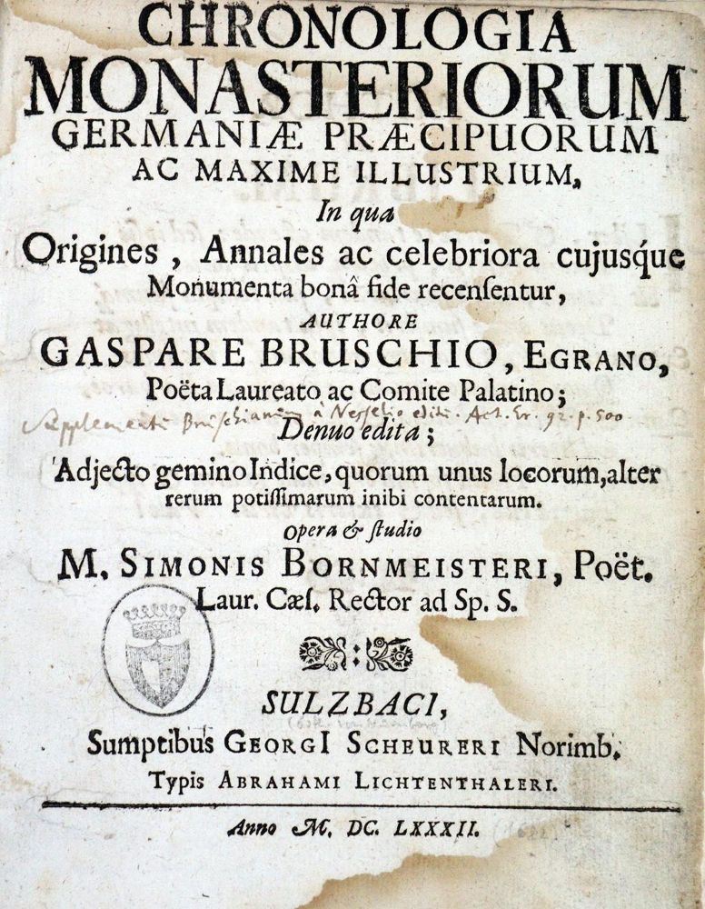 Große Abbildung Nr.2: 128-328 Brusch,C.: (Alte Drucke, Handschriften und Theologie)