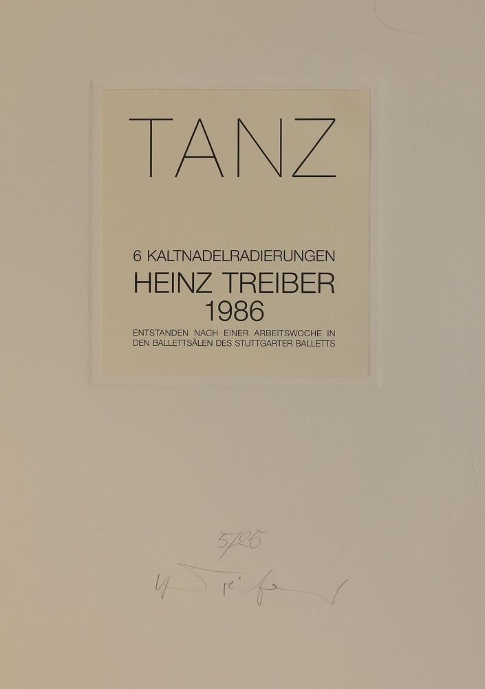 Große Abbildung Nr.1: 128-3292 Treiber, Hans: (Varia, Film - Theater - Tanz, Tanz)