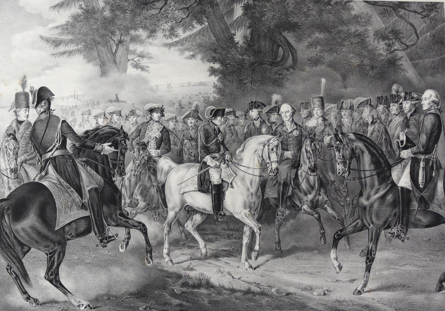 Große Abbildung Nr.1: 128-3293 Friedrich der Große.: (Varia, Friedrich II.)