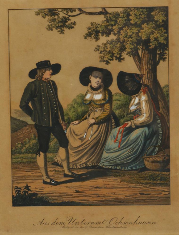 Große Abbildung Nr.4: 128-3362 Württemberg.: (Varia, Mode und Trachten)