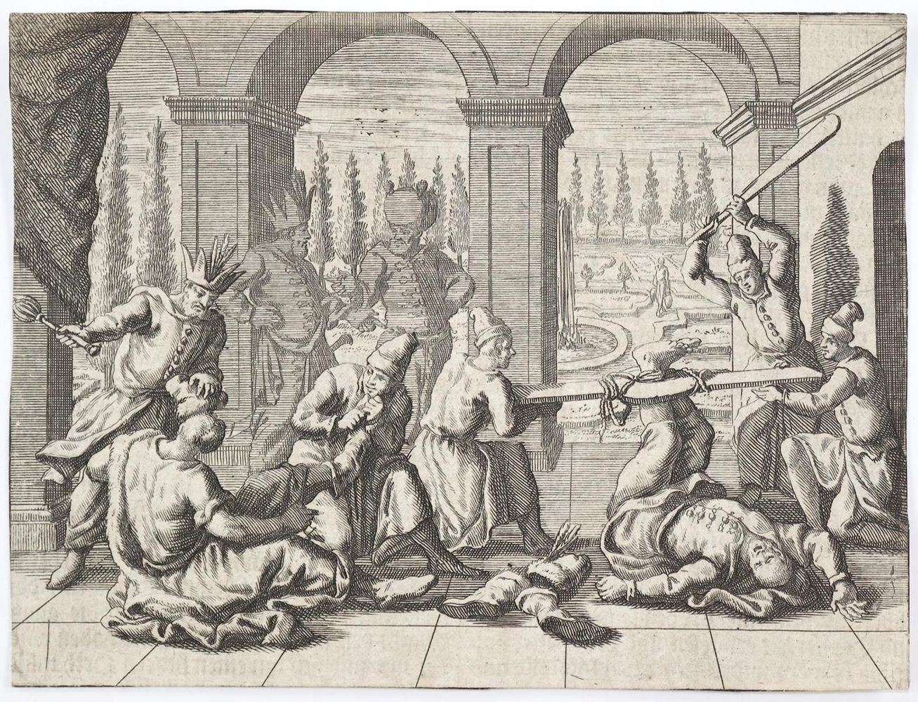 Große Abbildung Nr.6: 128-3384 Strafen, Folter u.a.: (Varia)