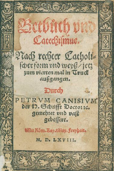 Große Abbildung Nr.1: 128-343 Canisius,P.: (Alte Drucke, Handschriften und Theologie)