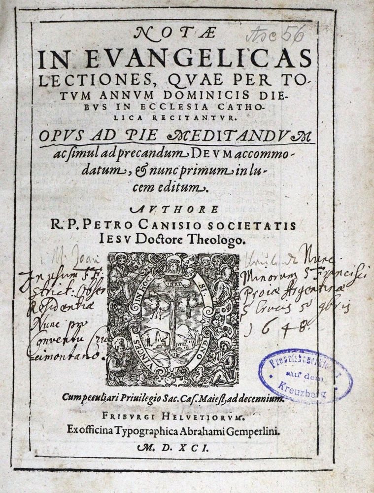 Große Abbildung Nr.1: 128-344 Canisius,P.: (Alte Drucke, Handschriften und Theologie)
