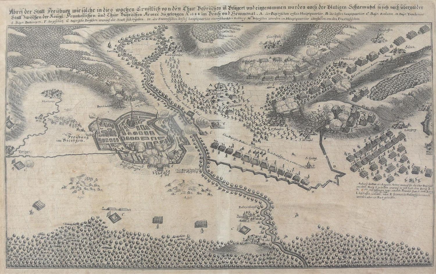 Große Abbildung Nr.2: 128-3455 Freiburg im Breisgau.: (Deutschland)