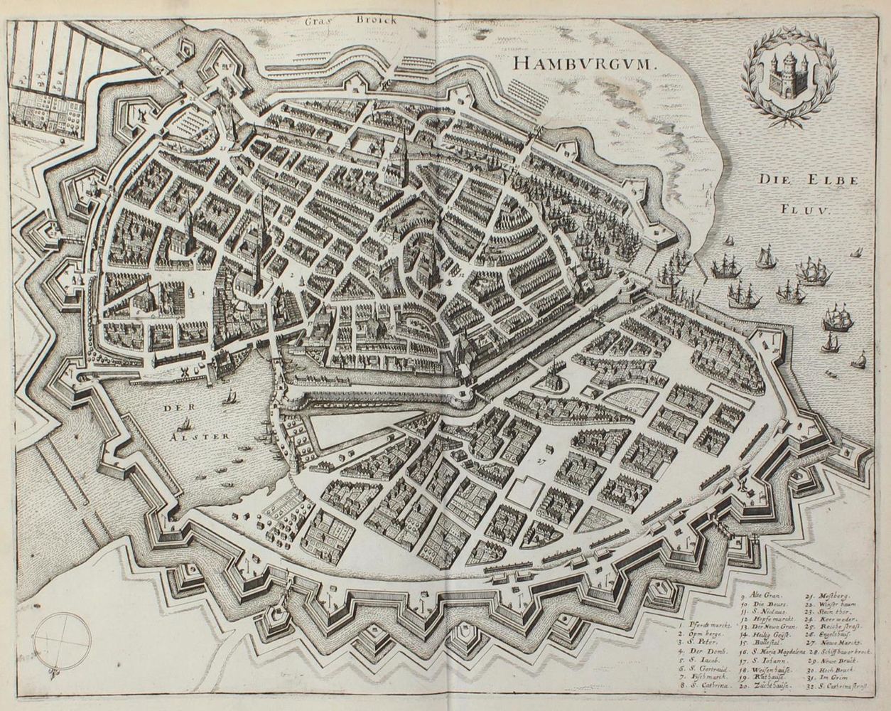 Große Abbildung Nr.1: 128-3459 Hamburg.: (Deutschland)