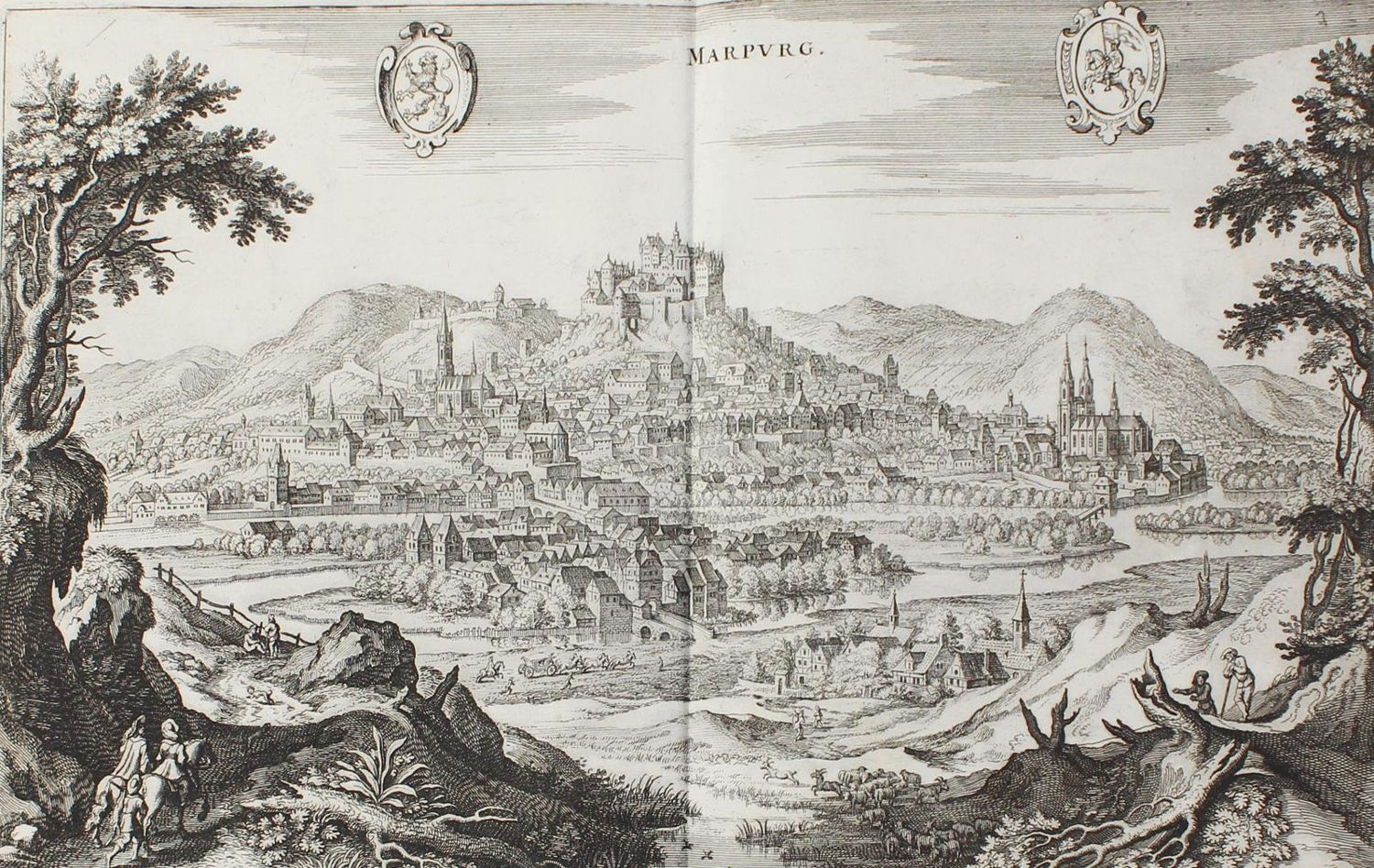Große Abbildung Nr.1: 128-3483 Marburg.: (Deutschland)
