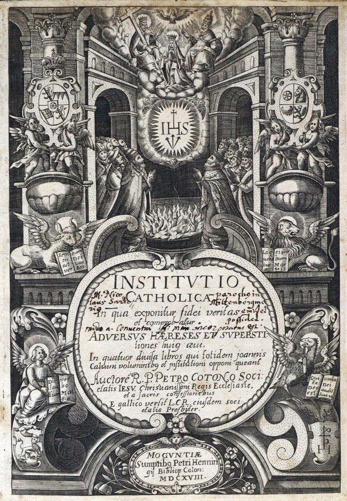 Große Abbildung Nr.1: 128-353 Coton,P.: (Alte Drucke, Handschriften und Theologie)