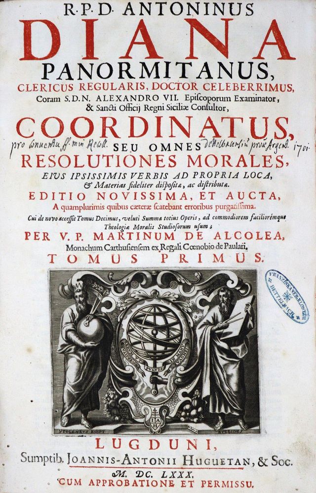 Große Abbildung Nr.1: 128-355 Diana,A.: (Alte Drucke, Handschriften und Theologie)