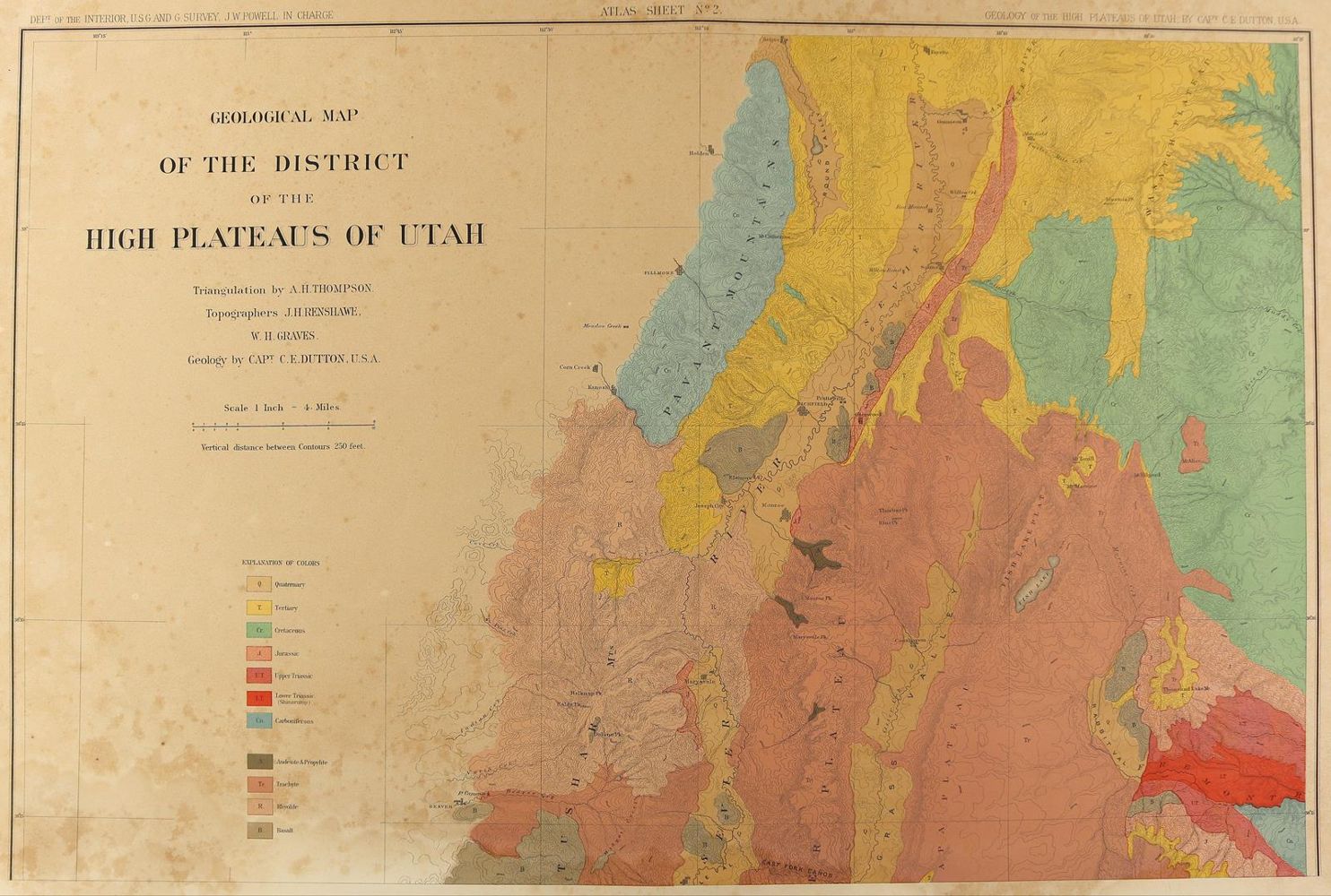 Große Abbildung Nr.4: 128-3557 Utah.: (Ausland, Amerika)