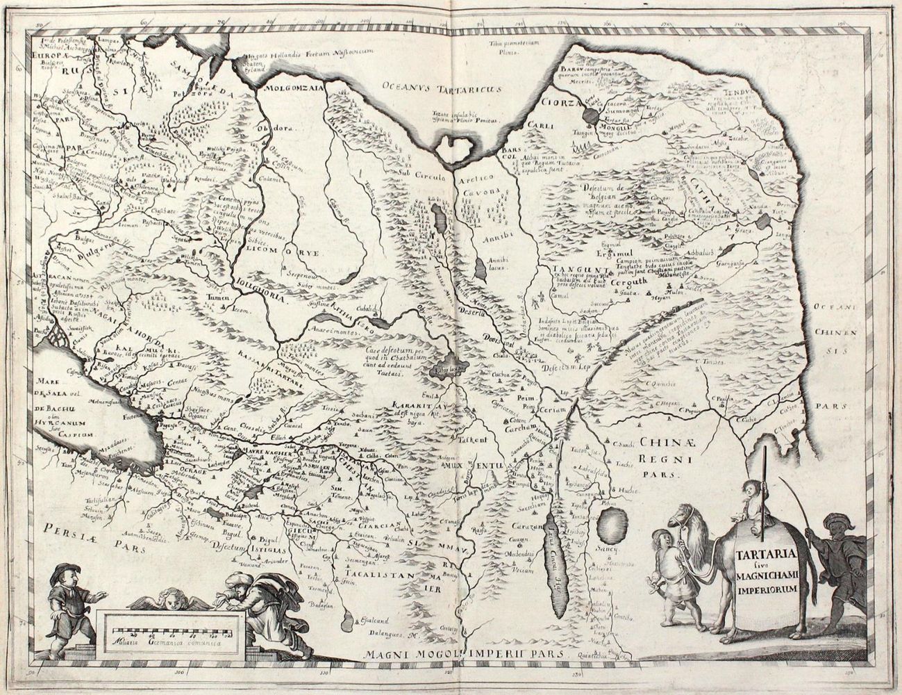 Große Abbildung Nr.1: 128-3569 Tartaria sive magnichami imperiorum.: (Ausland, Asien)