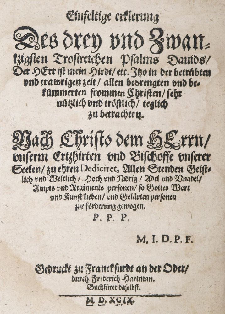 Große Abbildung Nr.1: 128-365 Einfeltige erklerung: (Alte Drucke, Handschriften und Theologie)