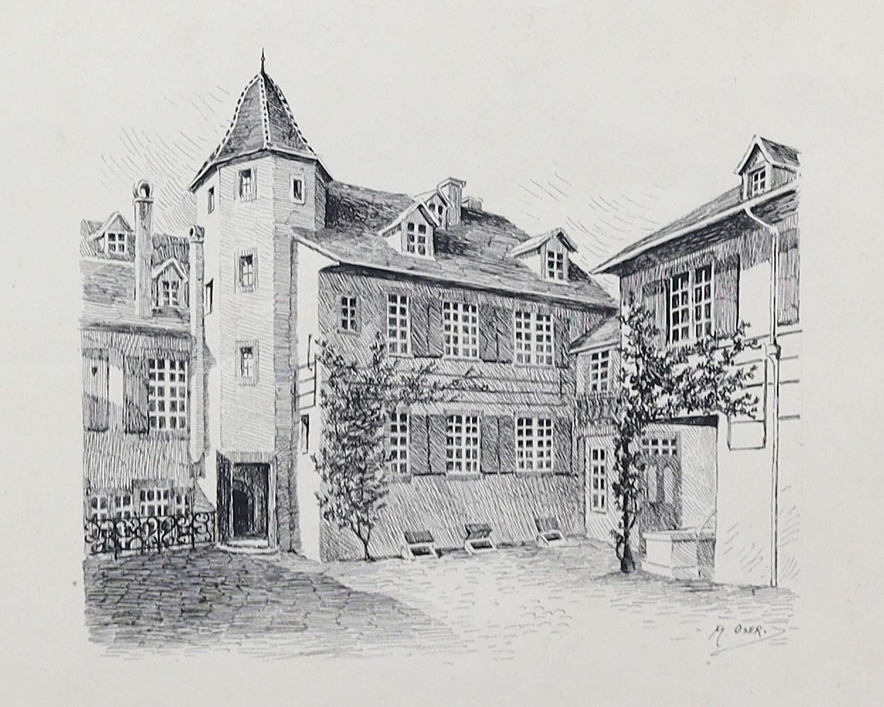 Große Abbildung Nr.1: 128-3724 Oser, Max: (Ausland, Schweiz, Basel)