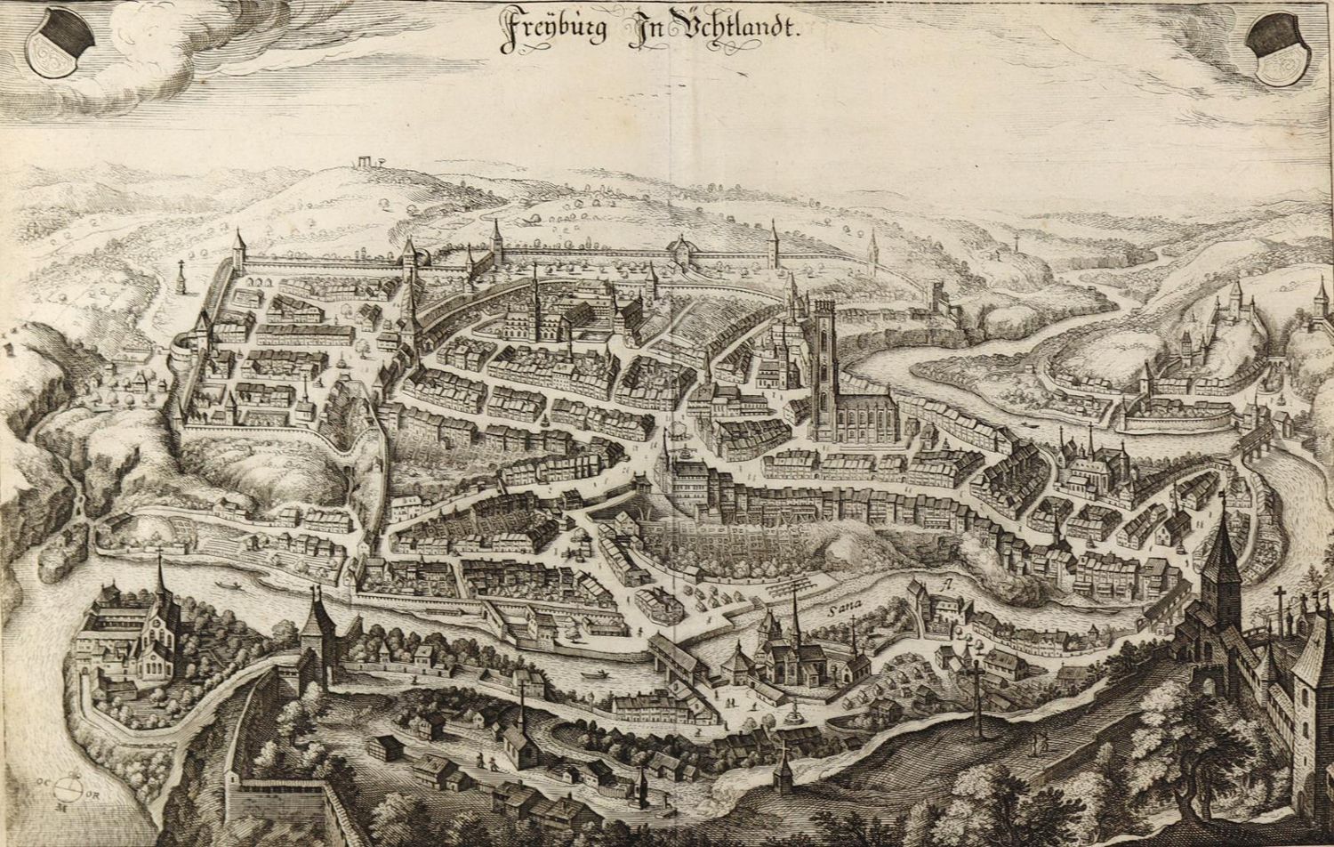 Große Abbildung Nr.1: 128-3727 Freiburg.: (Ausland, Schweiz)