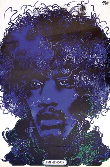 Große Abbildung Nr.1: 128-3798 Swierzy, Waldemar: (Plakate, Jimi Hendrix)