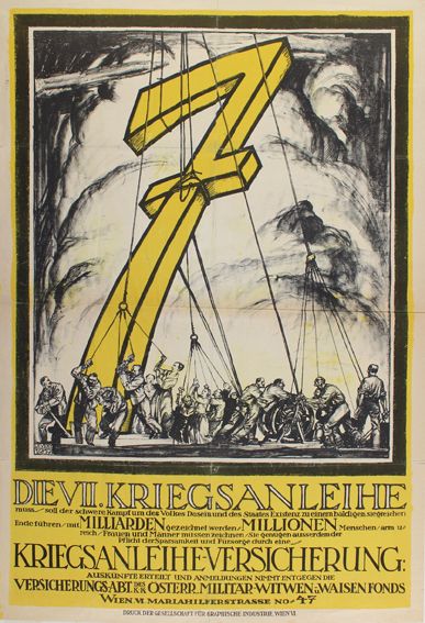 Große Abbildung Nr.1: 128-3803 Diveky, Jozsef, auch Josef von Diveky: (Plakate, Kriegsanleihe)