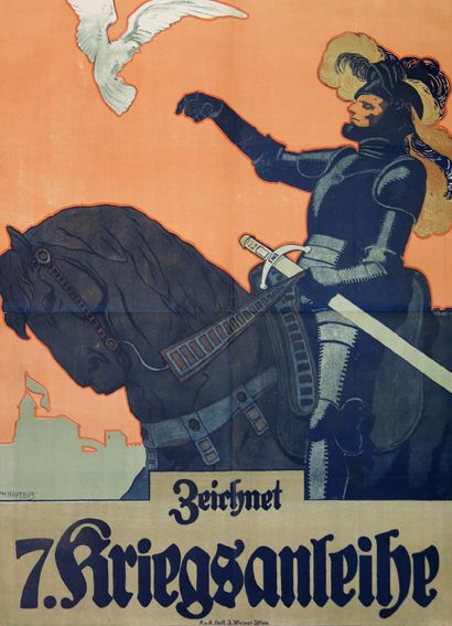Große Abbildung Nr.1: 128-3806 Karpellus, Adolf: (Plakate, Kriegsanleihe)