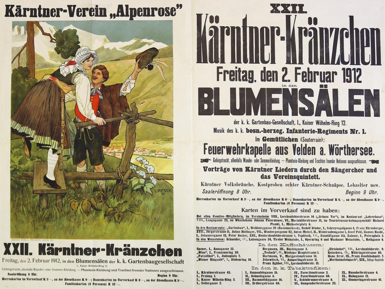 Große Abbildung Nr.1: 128-3835 Resch, Leopold: (Plakate)