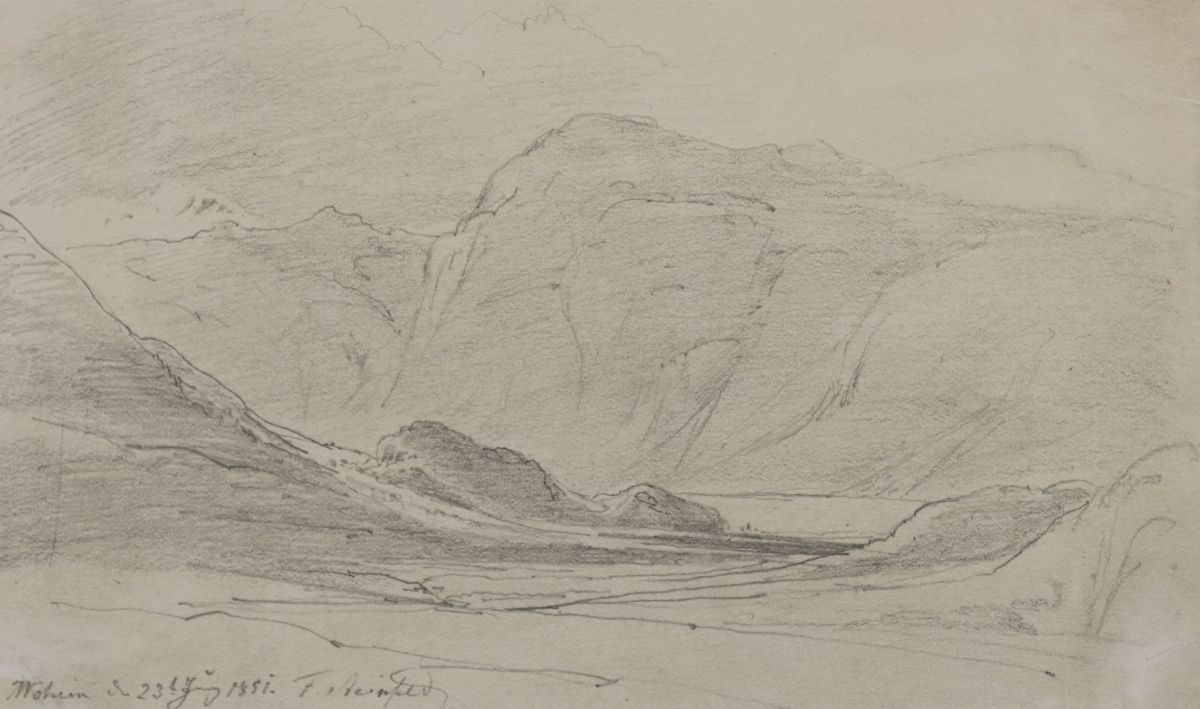 Große Abbildung Nr.3: 128-3887 Steinfeld d.J., Franz: (Künstlergraphik, Alpen)