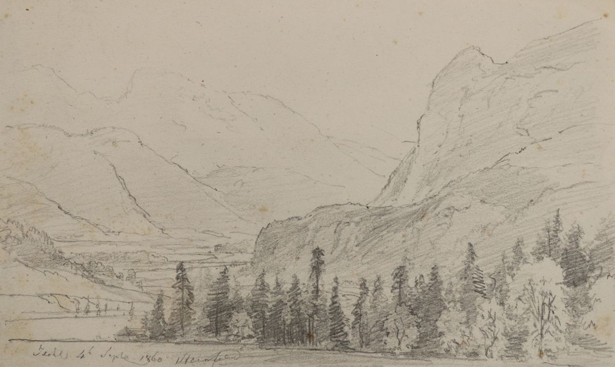 Große Abbildung Nr.4: 128-3887 Steinfeld d.J., Franz: (Künstlergraphik, Alpen)