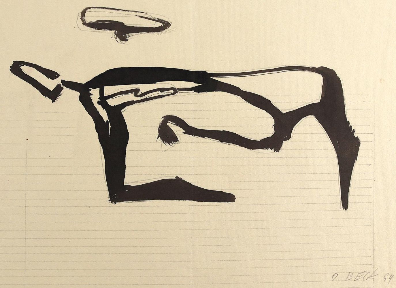 Große Abbildung Nr.3: 128-3922 Beck, Olaf: (Künstlergraphik)