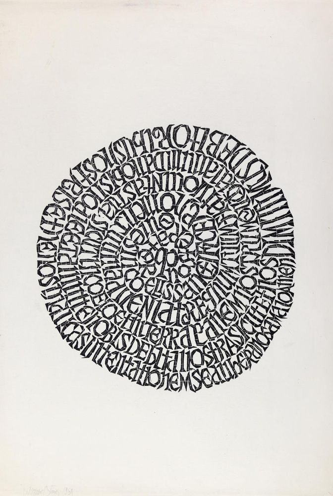 Große Abbildung Nr.1: 128-3970 Bunz, Werner: (Künstlergraphik)