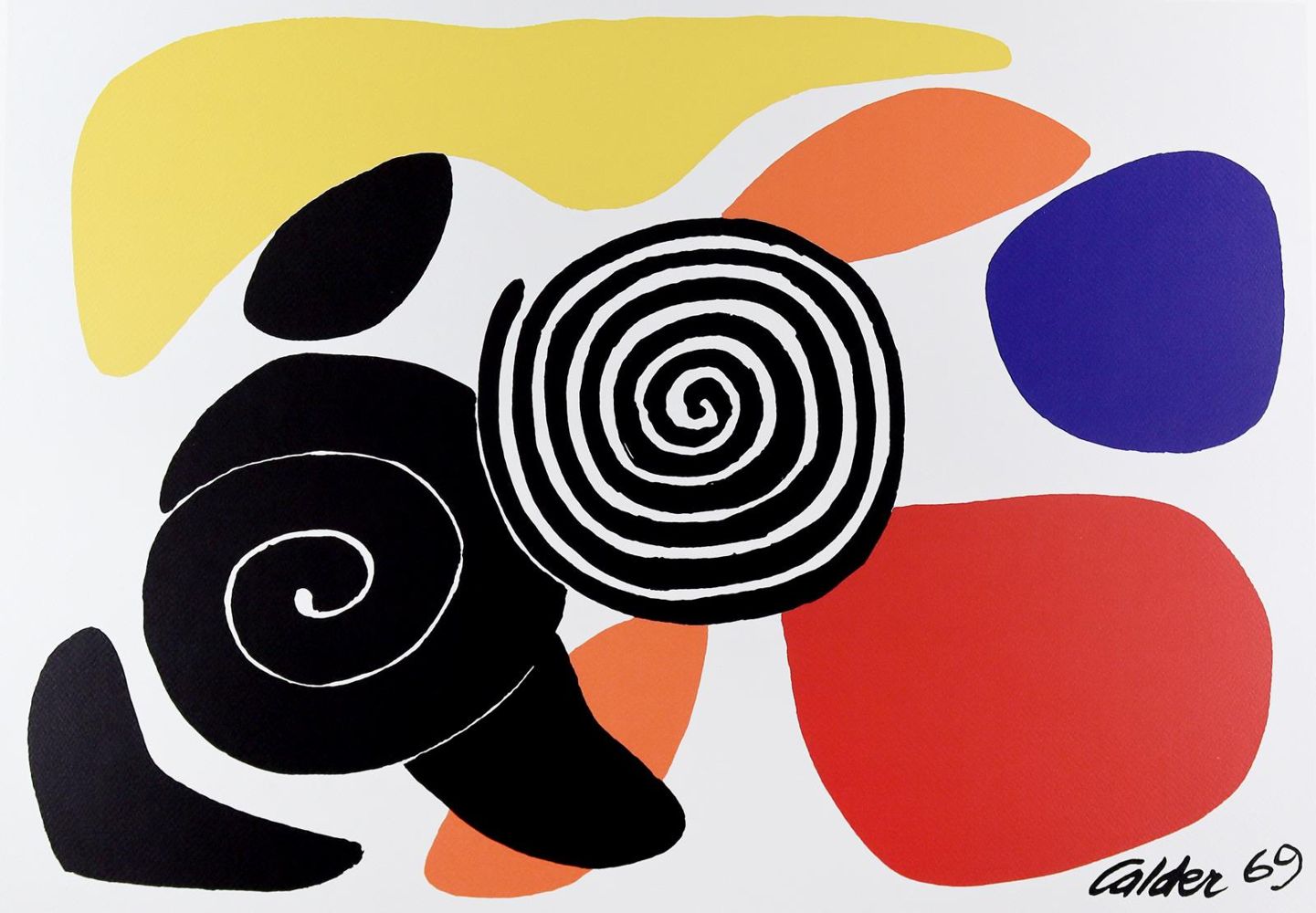 Große Abbildung Nr.1: 128-3975 Calder, Alexander: (Künstlergraphik)