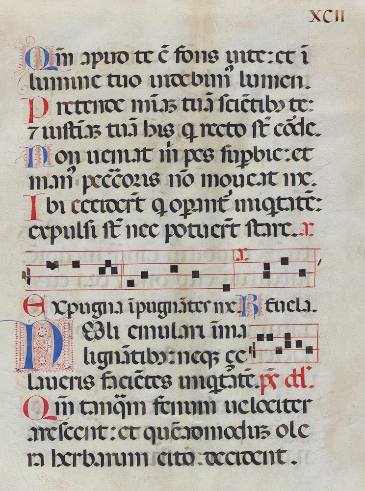 Große Abbildung Nr.2: 128-408 Antiphonar.: (Handschriften)