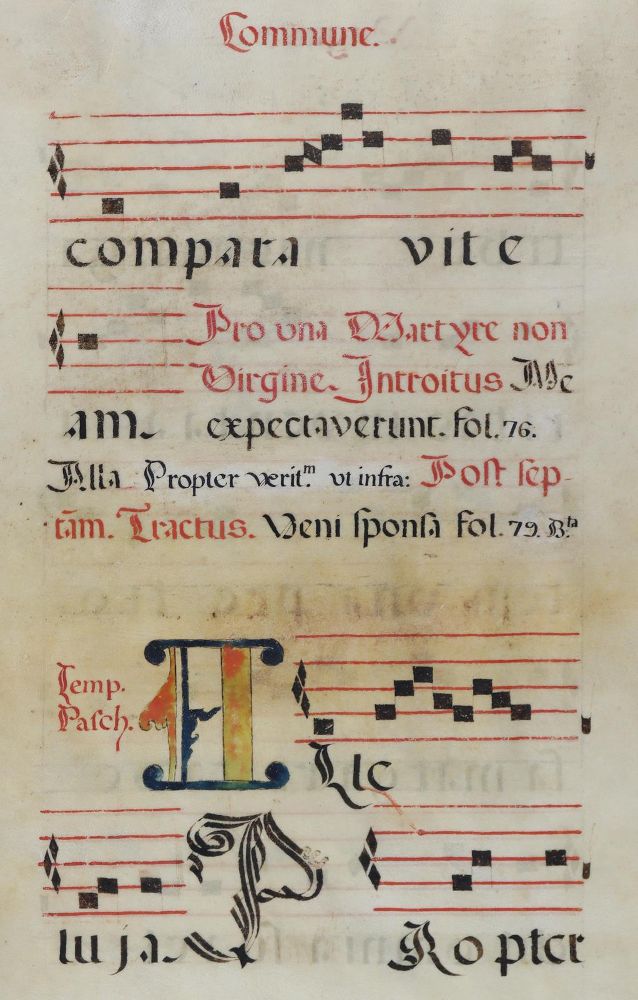 Große Abbildung Nr.2: 128-409 Antiphonar.: (Handschriften)