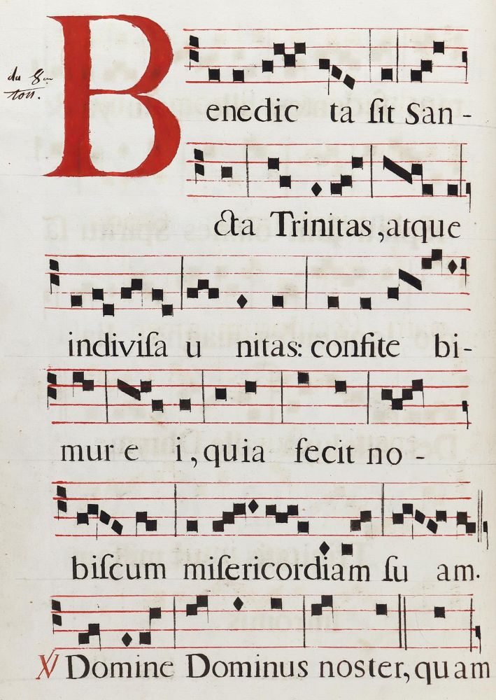 Große Abbildung Nr.2: 128-410 Antiphonar.: (Handschriften)
