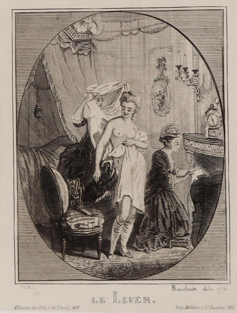 Große Abbildung Nr.3: 128-4105 Sammlung: (Künstlergraphik, Erotika - Galantes)