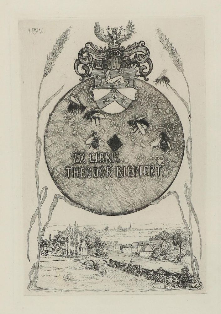 Große Abbildung Nr.1: 128-4112 Vogeler, Heinrich: (Künstlergraphik, Exlibris)