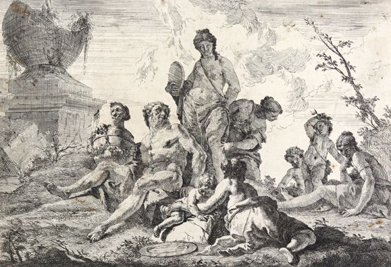 Große Abbildung Nr.1: 128-4132 Fontebasso, Francesco Salvatore: (Künstlergraphik)