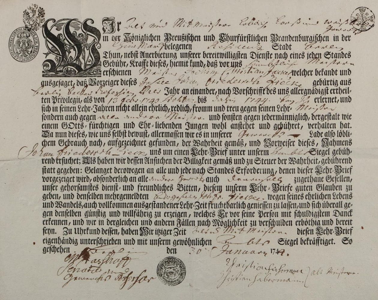 Große Abbildung Nr.2: 128-417 Konvolut: (Handschriften)