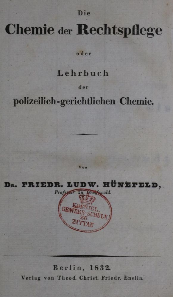Große Abbildung Nr.1: 128-42 Hünefeld,F.L.: (Aus der Sammlung Professor Dr.Dr.Johannes Büttner Teil 1)
