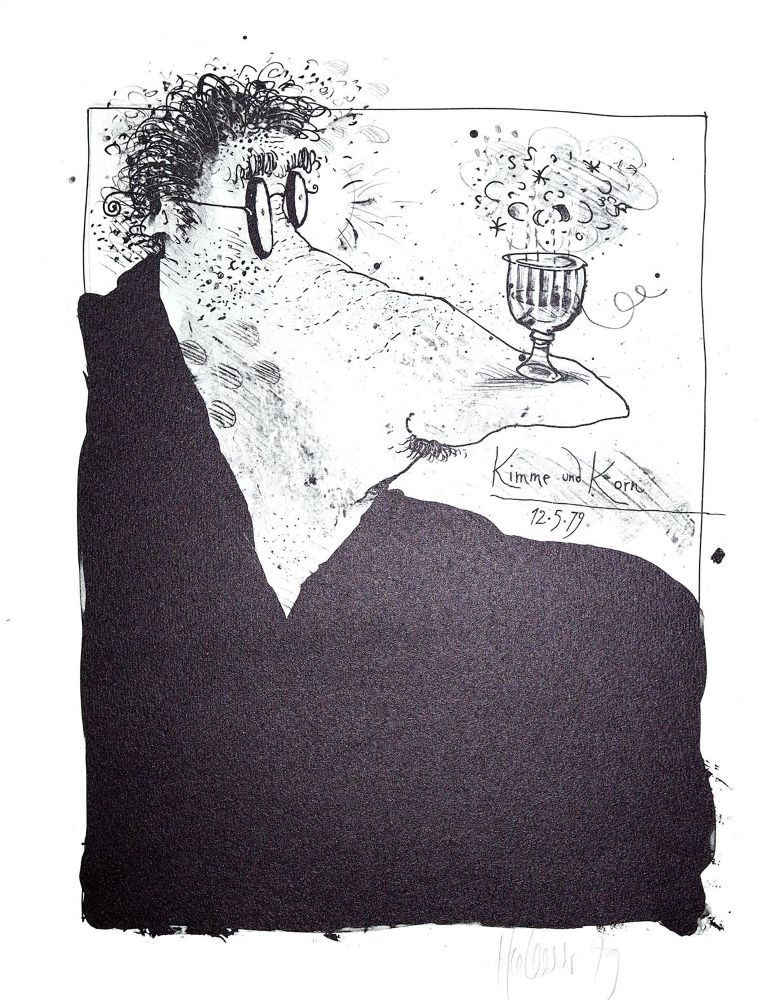 Große Abbildung Nr.1: 128-4242 Huthmacher, Dieter: (Künstlergraphik)