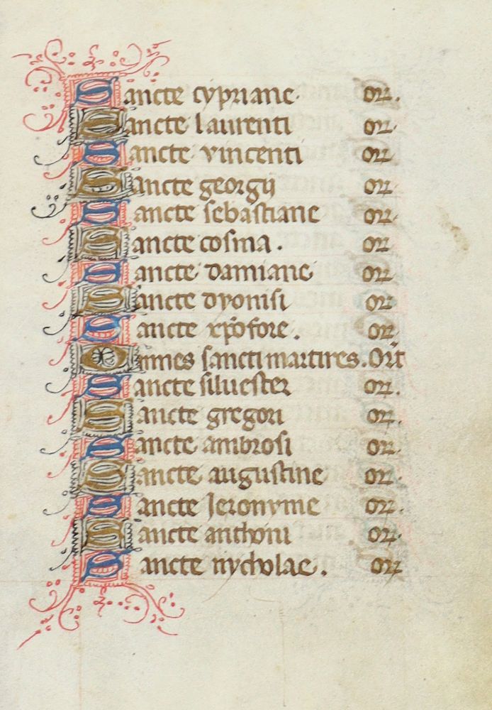 Große Abbildung Nr.1: 128-426 Stundenbuch.: (Handschriften)