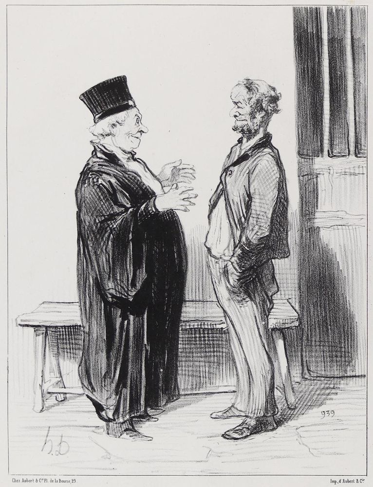 Große Abbildung Nr.1: 128-4326 Daumier, Honoré: (Künstlergraphik, Karikatur)