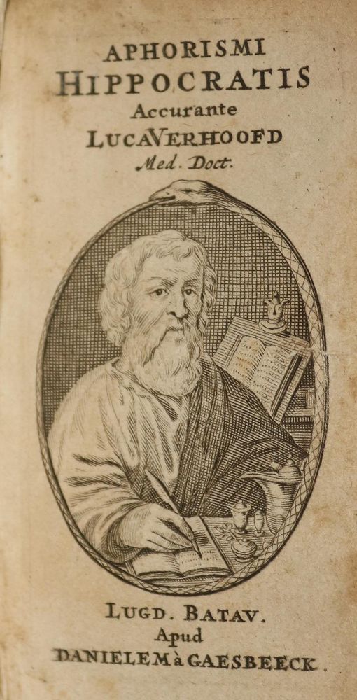 Große Abbildung Nr.1: 128-435 Hippocrates.: (Alte Drucke, Handschriften und Theologie)