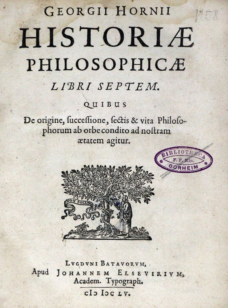Große Abbildung Nr.1: 128-439 Horn,G.: (Alte Drucke, Handschriften und Theologie)