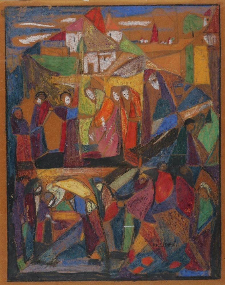 Große Abbildung Nr.1: 128-4413 Lemmé, Maria: (Künstlergraphik)