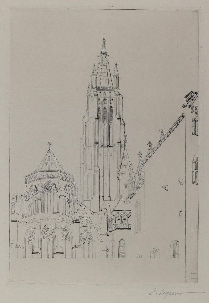 Große Abbildung Nr.4: 128-4419 Lequeux, Émile: (Künstlergraphik)