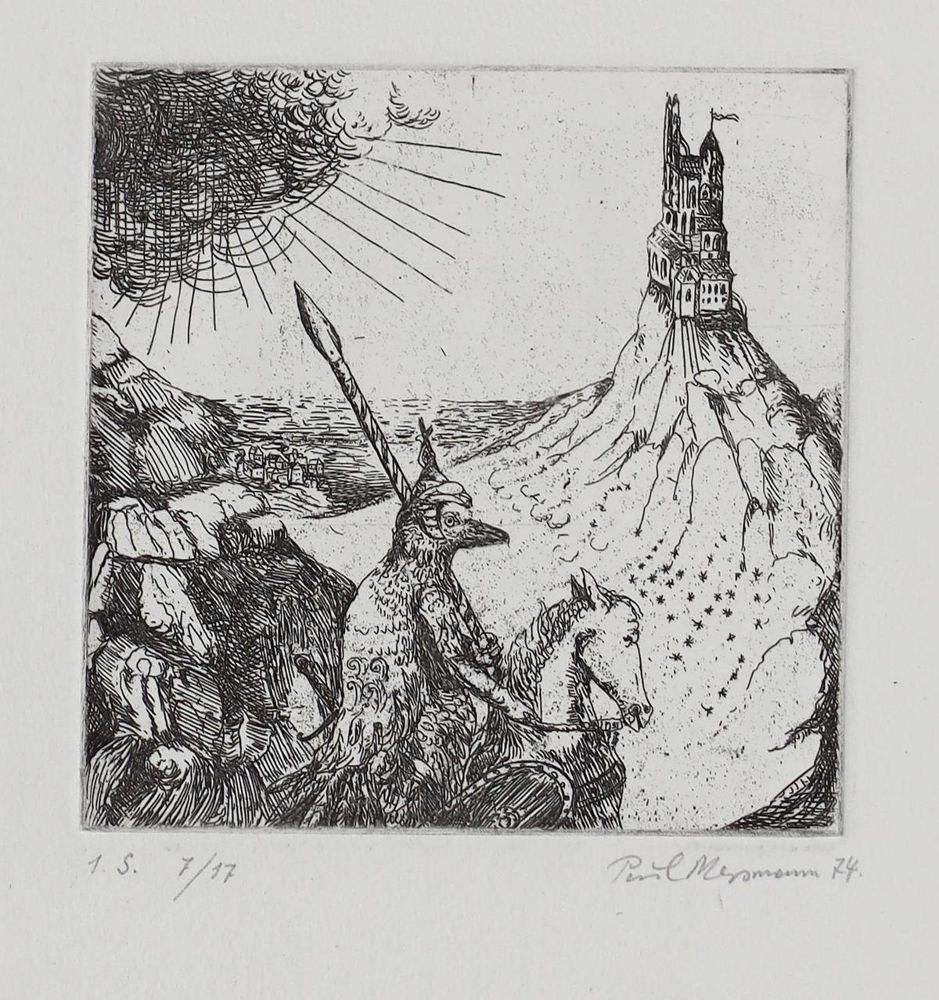 Große Abbildung Nr.2: 128-4473 Mersmann, Paul: (Künstlergraphik)