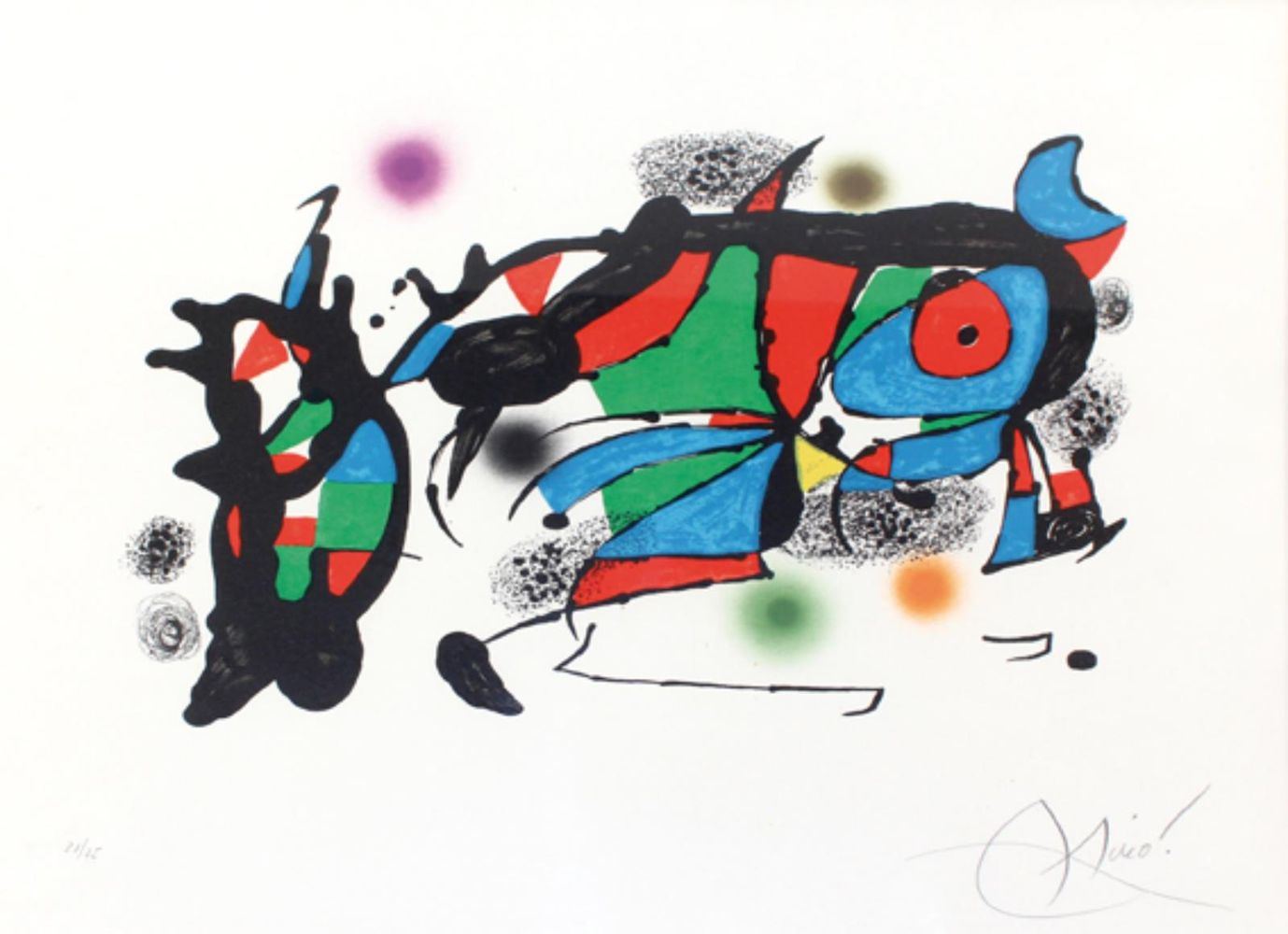 Große Abbildung Nr.1: 128-4489 Miro, Joan: (Künstlergraphik)