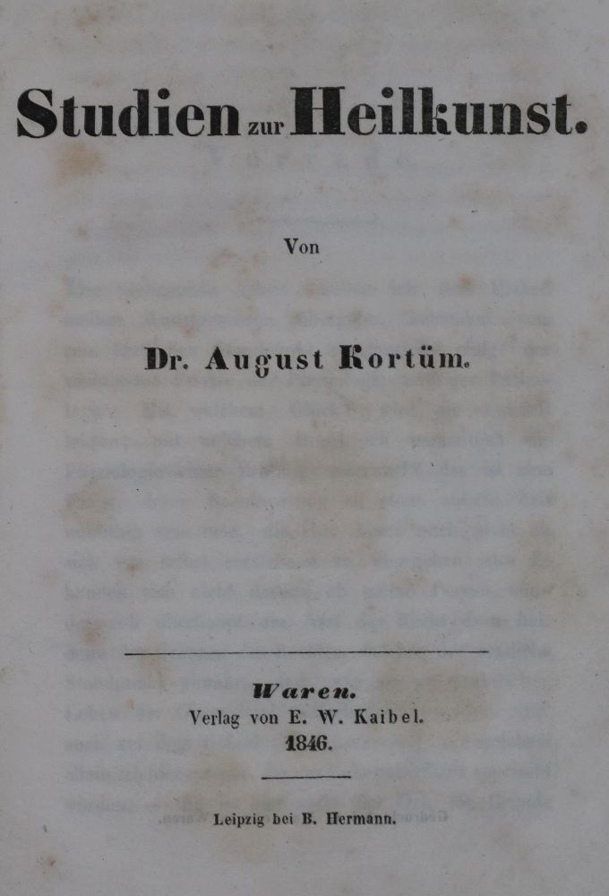 Große Abbildung Nr.1: 128-45 Kortüm,A.: (Aus der Sammlung Professor Dr.Dr.Johannes Büttner Teil 1)