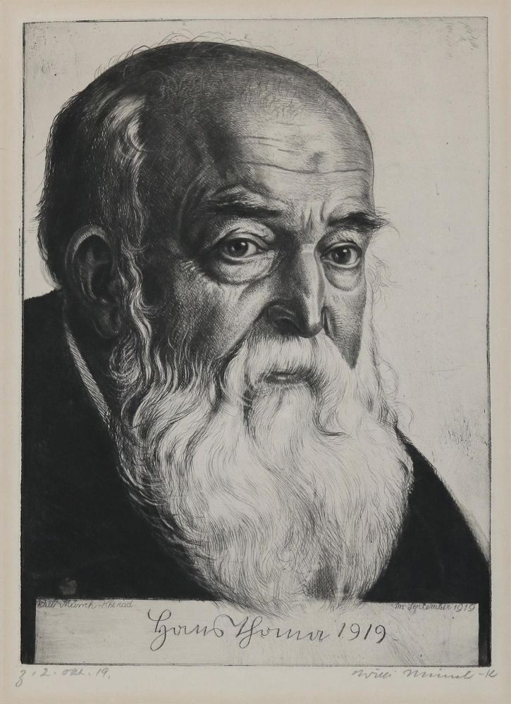 Große Abbildung Nr.1: 128-4506 Münch-K'he, Willi: (Künstlergraphik)