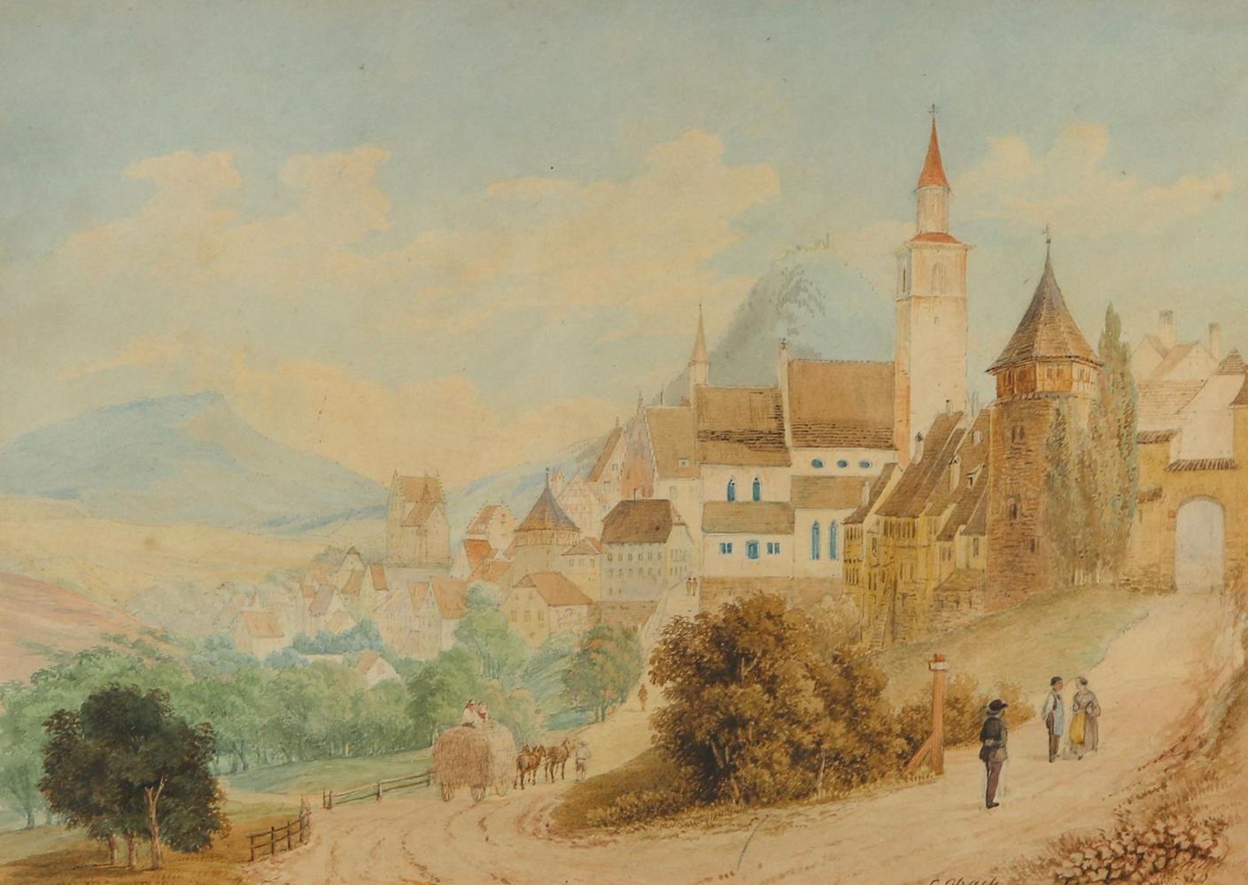 Große Abbildung Nr.1: 128-4521 Obach, Caspar: (Künstlergraphik)