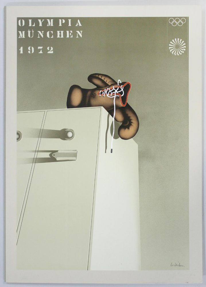 Große Abbildung Nr.4: 128-4524 Edition Olympia 1972.: (Künstlergraphik, Olympia)